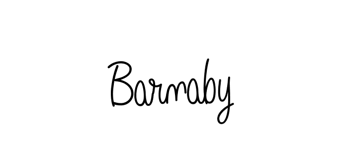 Create a beautiful signature design for name Barnaby. With this signature (Angelique-Rose-font-FFP) fonts, you can make a handwritten signature for free. Barnaby signature style 5 images and pictures png