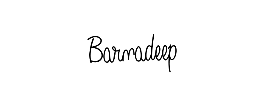 You should practise on your own different ways (Angelique-Rose-font-FFP) to write your name (Barnadeep) in signature. don't let someone else do it for you. Barnadeep signature style 5 images and pictures png
