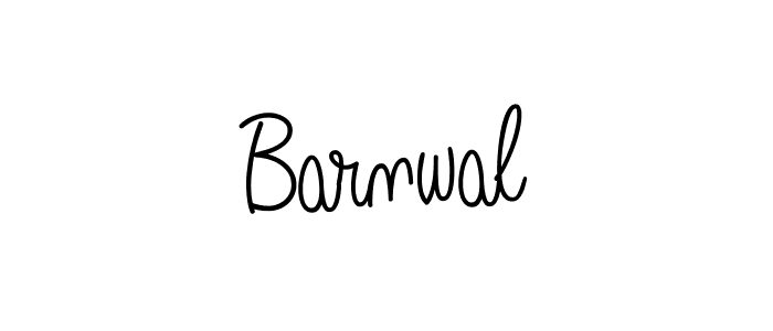How to make Barnwal name signature. Use Angelique-Rose-font-FFP style for creating short signs online. This is the latest handwritten sign. Barnwal signature style 5 images and pictures png
