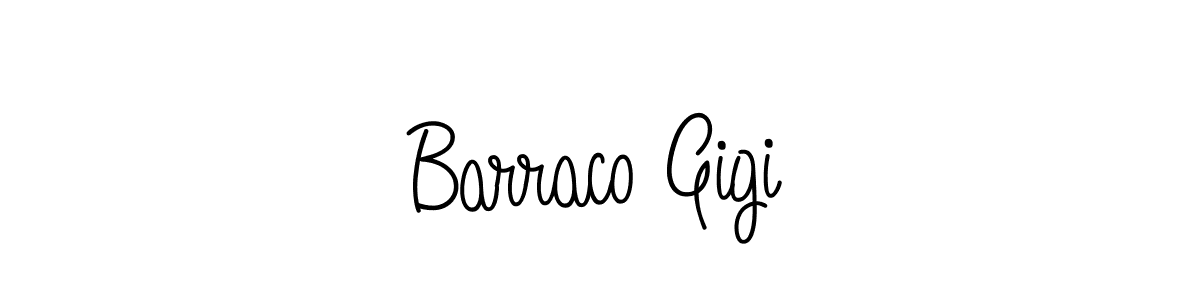 Create a beautiful signature design for name Barraco Gigi. With this signature (Angelique-Rose-font-FFP) fonts, you can make a handwritten signature for free. Barraco Gigi signature style 5 images and pictures png