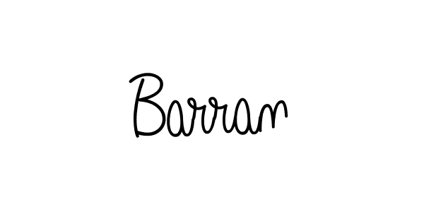 Use a signature maker to create a handwritten signature online. With this signature software, you can design (Angelique-Rose-font-FFP) your own signature for name Barran. Barran signature style 5 images and pictures png