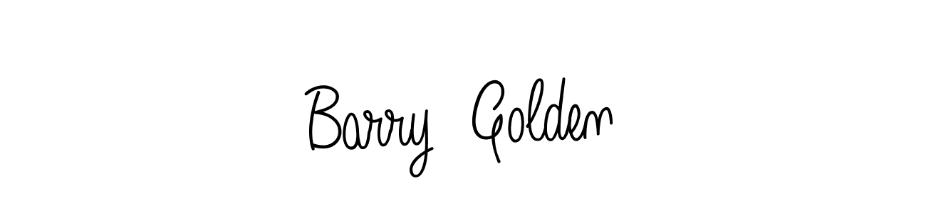 How to make Barry  Golden signature? Angelique-Rose-font-FFP is a professional autograph style. Create handwritten signature for Barry  Golden name. Barry  Golden signature style 5 images and pictures png