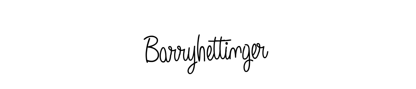 Barryhettinger stylish signature style. Best Handwritten Sign (Angelique-Rose-font-FFP) for my name. Handwritten Signature Collection Ideas for my name Barryhettinger. Barryhettinger signature style 5 images and pictures png