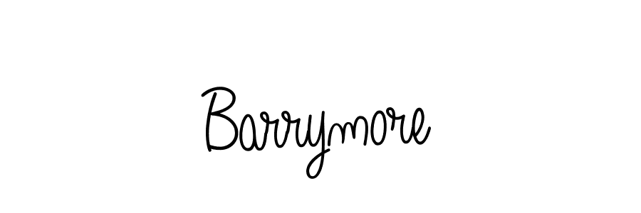 Barrymore stylish signature style. Best Handwritten Sign (Angelique-Rose-font-FFP) for my name. Handwritten Signature Collection Ideas for my name Barrymore. Barrymore signature style 5 images and pictures png