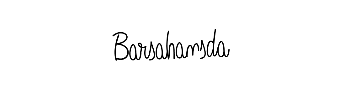 How to Draw Barsahansda signature style? Angelique-Rose-font-FFP is a latest design signature styles for name Barsahansda. Barsahansda signature style 5 images and pictures png