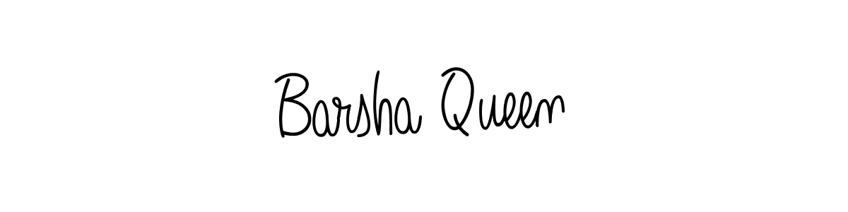 How to make Barsha Queen signature? Angelique-Rose-font-FFP is a professional autograph style. Create handwritten signature for Barsha Queen name. Barsha Queen signature style 5 images and pictures png