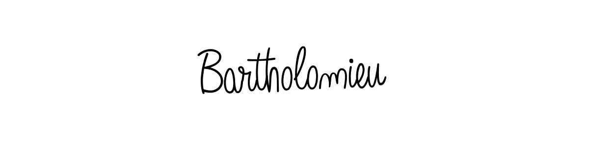 Design your own signature with our free online signature maker. With this signature software, you can create a handwritten (Angelique-Rose-font-FFP) signature for name Bartholomieu. Bartholomieu signature style 5 images and pictures png