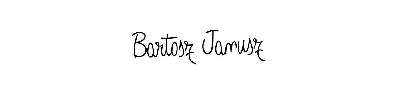 Design your own signature with our free online signature maker. With this signature software, you can create a handwritten (Angelique-Rose-font-FFP) signature for name Bartosz Janusz. Bartosz Janusz signature style 5 images and pictures png