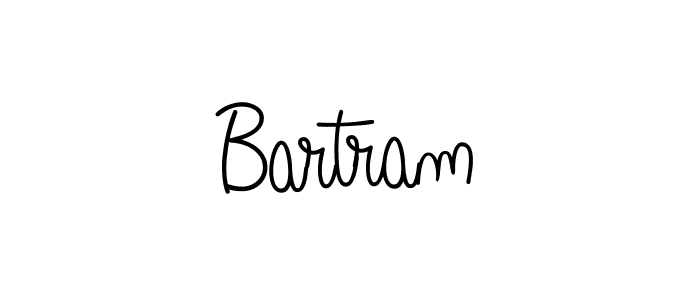 Make a beautiful signature design for name Bartram. With this signature (Angelique-Rose-font-FFP) style, you can create a handwritten signature for free. Bartram signature style 5 images and pictures png