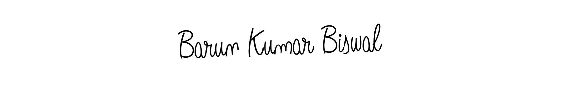 Design your own signature with our free online signature maker. With this signature software, you can create a handwritten (Angelique-Rose-font-FFP) signature for name Barun Kumar Biswal. Barun Kumar Biswal signature style 5 images and pictures png
