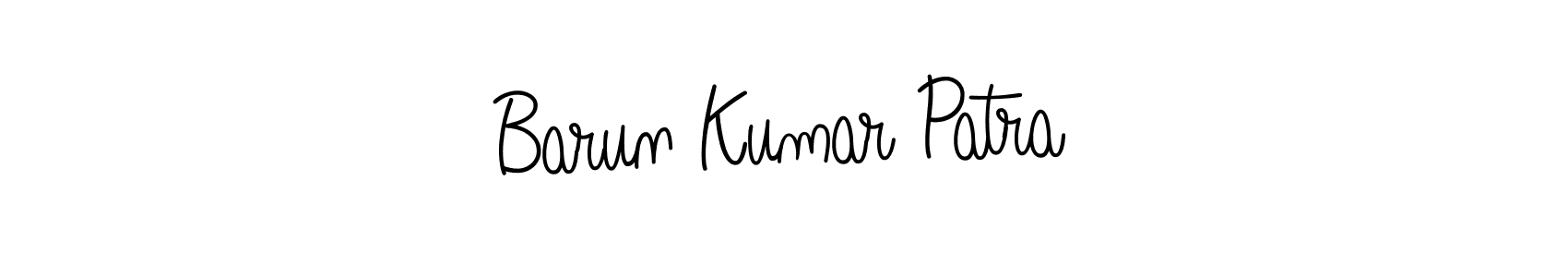 Use a signature maker to create a handwritten signature online. With this signature software, you can design (Angelique-Rose-font-FFP) your own signature for name Barun Kumar Patra. Barun Kumar Patra signature style 5 images and pictures png