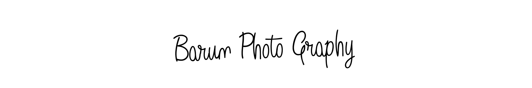 Create a beautiful signature design for name Barun Photo Graphy. With this signature (Angelique-Rose-font-FFP) fonts, you can make a handwritten signature for free. Barun Photo Graphy signature style 5 images and pictures png