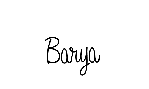 How to make Barya signature? Angelique-Rose-font-FFP is a professional autograph style. Create handwritten signature for Barya name. Barya signature style 5 images and pictures png