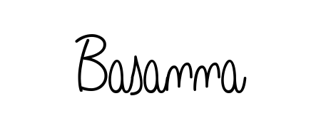 Make a beautiful signature design for name Basanna. Use this online signature maker to create a handwritten signature for free. Basanna signature style 5 images and pictures png