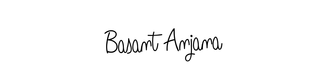 How to make Basant Anjana signature? Angelique-Rose-font-FFP is a professional autograph style. Create handwritten signature for Basant Anjana name. Basant Anjana signature style 5 images and pictures png