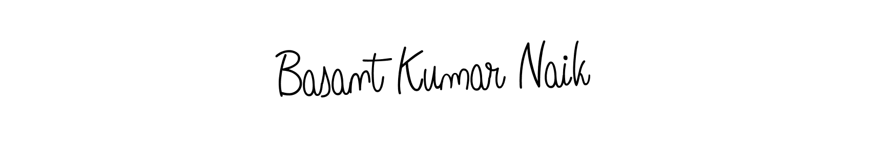 You should practise on your own different ways (Angelique-Rose-font-FFP) to write your name (Basant Kumar Naik) in signature. don't let someone else do it for you. Basant Kumar Naik signature style 5 images and pictures png