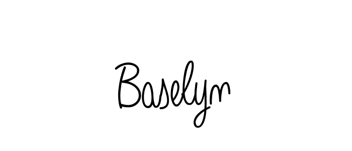 The best way (Angelique-Rose-font-FFP) to make a short signature is to pick only two or three words in your name. The name Baselyn include a total of six letters. For converting this name. Baselyn signature style 5 images and pictures png