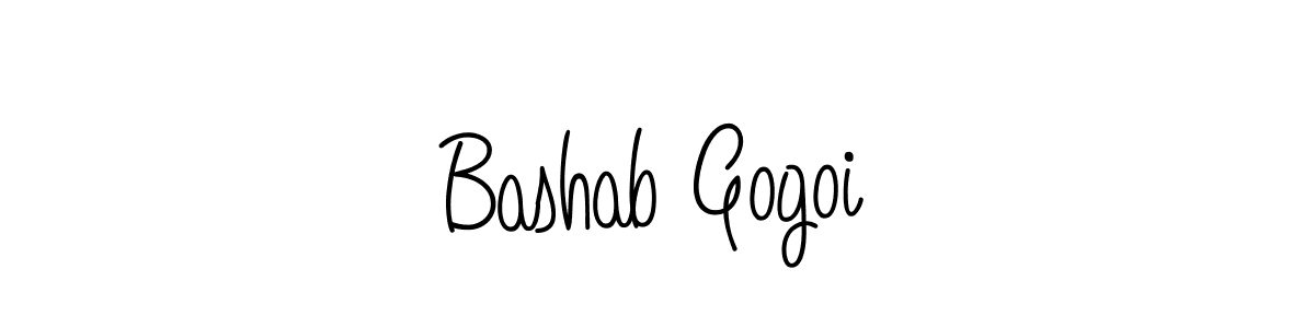 It looks lik you need a new signature style for name Bashab Gogoi. Design unique handwritten (Angelique-Rose-font-FFP) signature with our free signature maker in just a few clicks. Bashab Gogoi signature style 5 images and pictures png