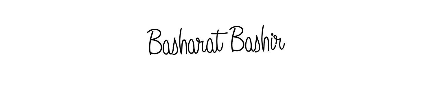 Design your own signature with our free online signature maker. With this signature software, you can create a handwritten (Angelique-Rose-font-FFP) signature for name Basharat Bashir. Basharat Bashir signature style 5 images and pictures png