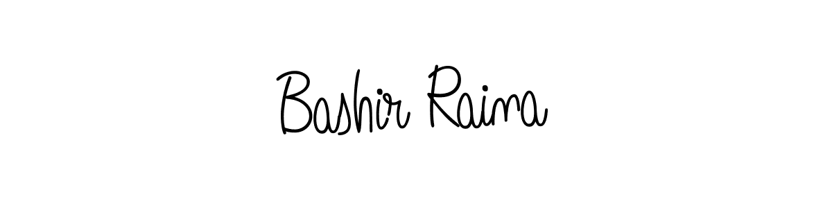 The best way (Angelique-Rose-font-FFP) to make a short signature is to pick only two or three words in your name. The name Bashir Raina include a total of six letters. For converting this name. Bashir Raina signature style 5 images and pictures png