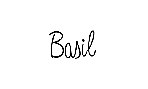 Basil stylish signature style. Best Handwritten Sign (Angelique-Rose-font-FFP) for my name. Handwritten Signature Collection Ideas for my name Basil. Basil signature style 5 images and pictures png