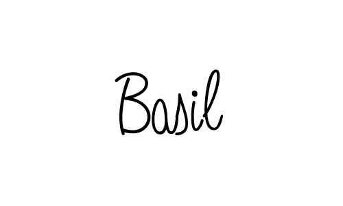 Design your own signature with our free online signature maker. With this signature software, you can create a handwritten (Angelique-Rose-font-FFP) signature for name Basil. Basil signature style 5 images and pictures png