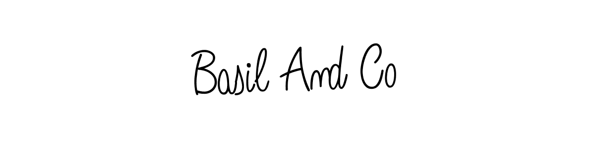 It looks lik you need a new signature style for name Basil And Co. Design unique handwritten (Angelique-Rose-font-FFP) signature with our free signature maker in just a few clicks. Basil And Co signature style 5 images and pictures png