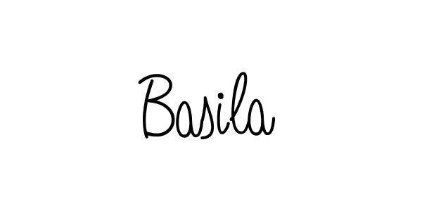 Design your own signature with our free online signature maker. With this signature software, you can create a handwritten (Angelique-Rose-font-FFP) signature for name Basila. Basila signature style 5 images and pictures png