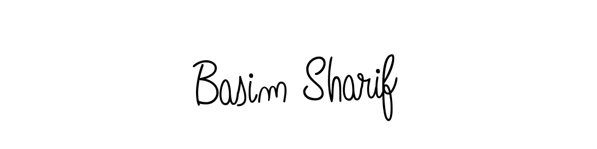 How to make Basim Sharif signature? Angelique-Rose-font-FFP is a professional autograph style. Create handwritten signature for Basim Sharif name. Basim Sharif signature style 5 images and pictures png