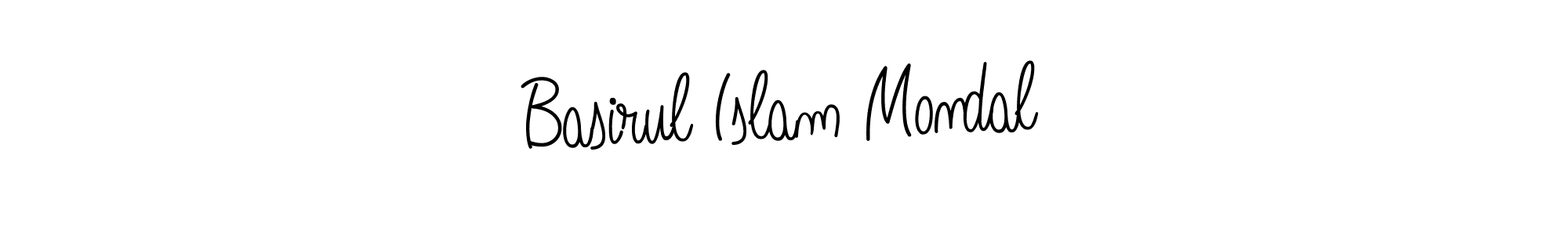 Basirul Islam Mondal stylish signature style. Best Handwritten Sign (Angelique-Rose-font-FFP) for my name. Handwritten Signature Collection Ideas for my name Basirul Islam Mondal. Basirul Islam Mondal signature style 5 images and pictures png