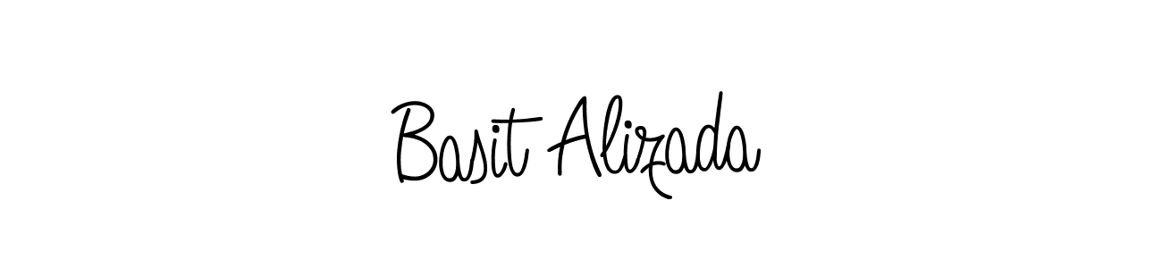 How to make Basit Alizada name signature. Use Angelique-Rose-font-FFP style for creating short signs online. This is the latest handwritten sign. Basit Alizada signature style 5 images and pictures png