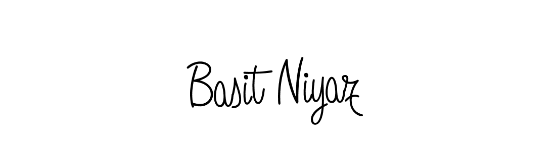 How to make Basit Niyaz name signature. Use Angelique-Rose-font-FFP style for creating short signs online. This is the latest handwritten sign. Basit Niyaz signature style 5 images and pictures png