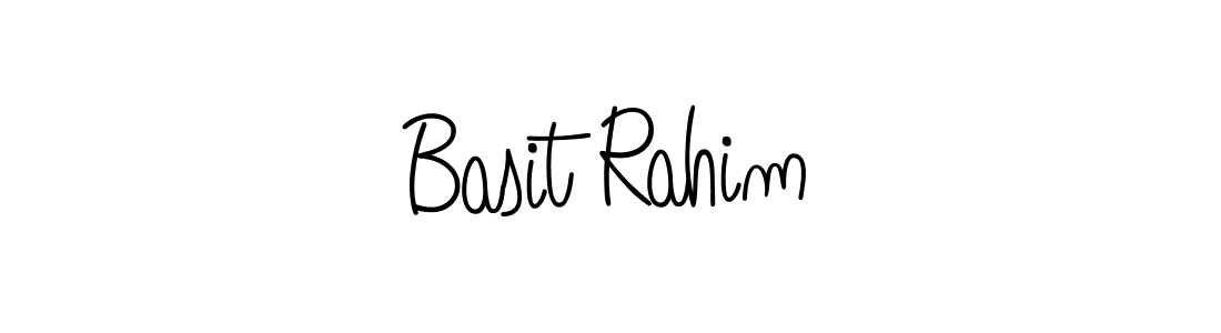 The best way (Angelique-Rose-font-FFP) to make a short signature is to pick only two or three words in your name. The name Basit Rahim include a total of six letters. For converting this name. Basit Rahim signature style 5 images and pictures png