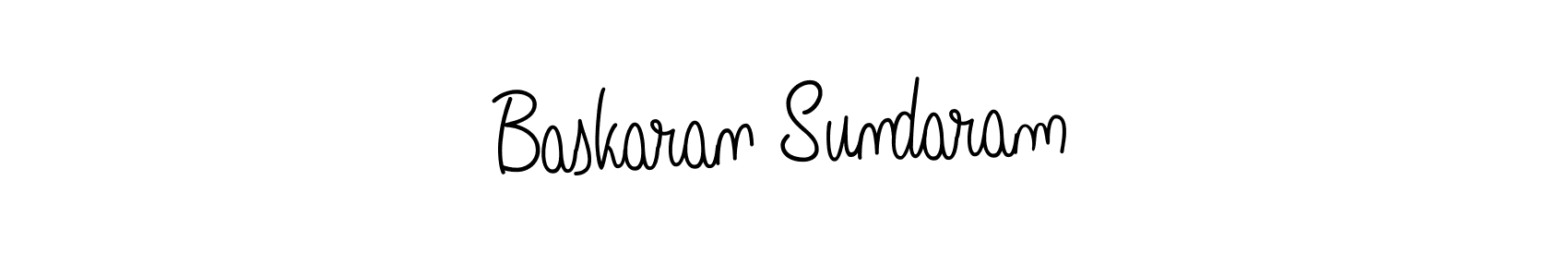 The best way (Angelique-Rose-font-FFP) to make a short signature is to pick only two or three words in your name. The name Baskaran Sundaram include a total of six letters. For converting this name. Baskaran Sundaram signature style 5 images and pictures png