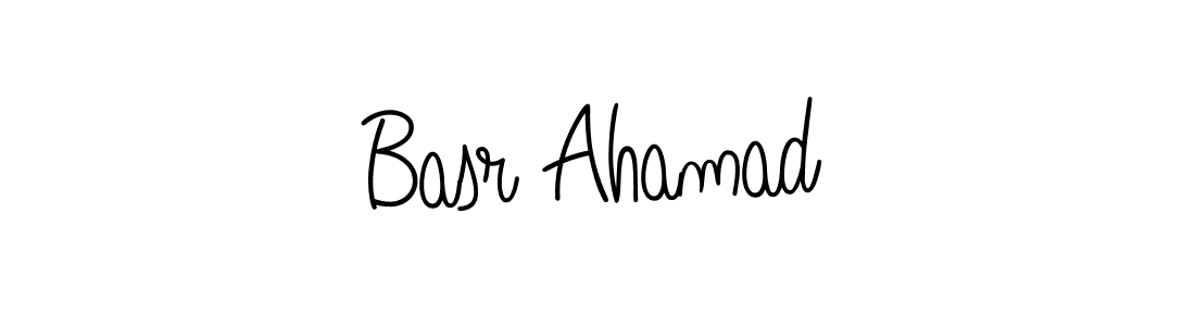 Create a beautiful signature design for name Basr Ahamad. With this signature (Angelique-Rose-font-FFP) fonts, you can make a handwritten signature for free. Basr Ahamad signature style 5 images and pictures png