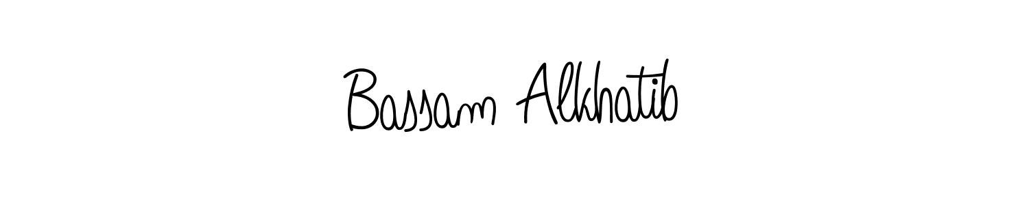 How to Draw Bassam Alkhatib signature style? Angelique-Rose-font-FFP is a latest design signature styles for name Bassam Alkhatib. Bassam Alkhatib signature style 5 images and pictures png