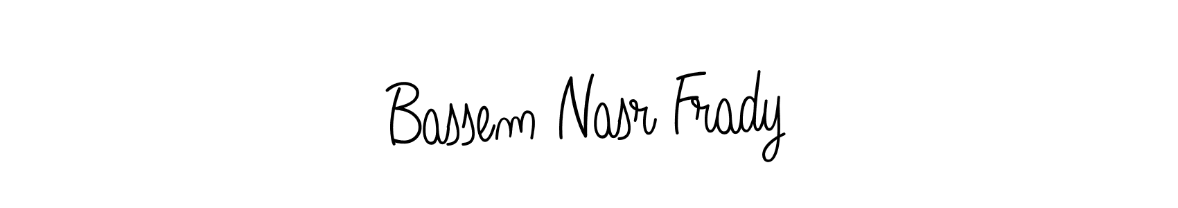Make a beautiful signature design for name Bassem Nasr Frady. Use this online signature maker to create a handwritten signature for free. Bassem Nasr Frady signature style 5 images and pictures png