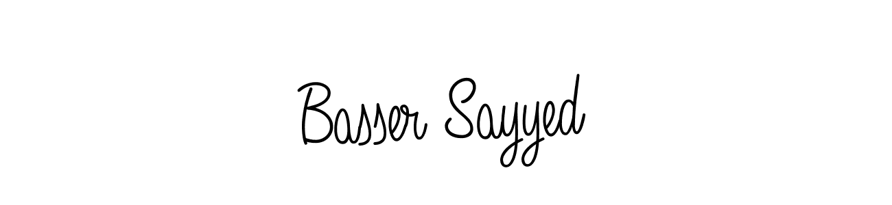 Create a beautiful signature design for name Basser Sayyed. With this signature (Angelique-Rose-font-FFP) fonts, you can make a handwritten signature for free. Basser Sayyed signature style 5 images and pictures png