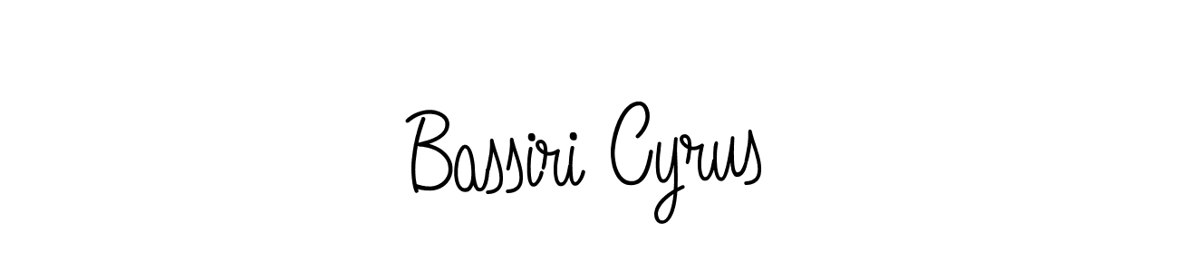 Make a short Bassiri Cyrus signature style. Manage your documents anywhere anytime using Angelique-Rose-font-FFP. Create and add eSignatures, submit forms, share and send files easily. Bassiri Cyrus signature style 5 images and pictures png