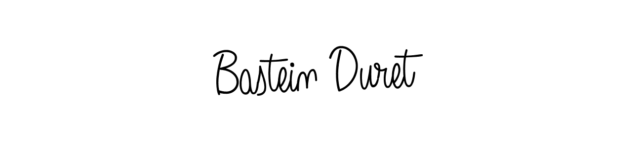 Create a beautiful signature design for name Bastein Duret. With this signature (Angelique-Rose-font-FFP) fonts, you can make a handwritten signature for free. Bastein Duret signature style 5 images and pictures png