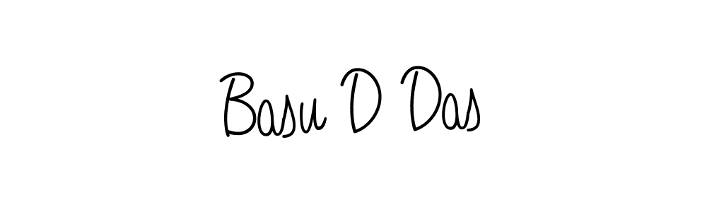 Basu D Das stylish signature style. Best Handwritten Sign (Angelique-Rose-font-FFP) for my name. Handwritten Signature Collection Ideas for my name Basu D Das. Basu D Das signature style 5 images and pictures png