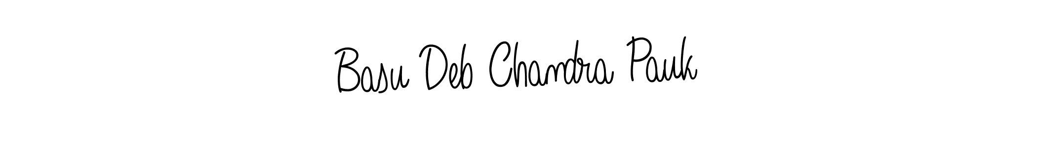 Design your own signature with our free online signature maker. With this signature software, you can create a handwritten (Angelique-Rose-font-FFP) signature for name Basu Deb Chandra Pauk. Basu Deb Chandra Pauk signature style 5 images and pictures png