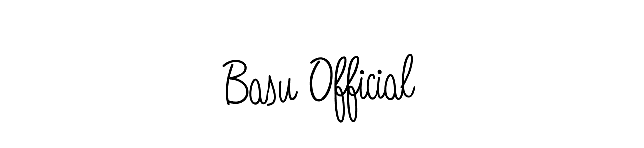 How to Draw Basu Official signature style? Angelique-Rose-font-FFP is a latest design signature styles for name Basu Official. Basu Official signature style 5 images and pictures png