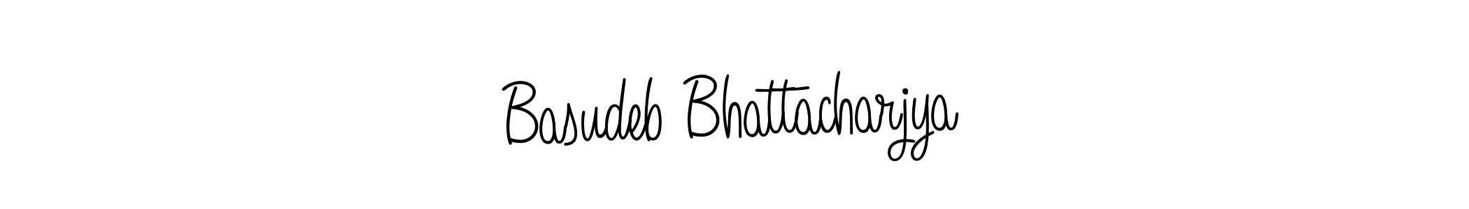 Design your own signature with our free online signature maker. With this signature software, you can create a handwritten (Angelique-Rose-font-FFP) signature for name Basudeb Bhattacharjya. Basudeb Bhattacharjya signature style 5 images and pictures png