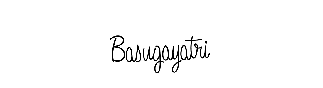 You should practise on your own different ways (Angelique-Rose-font-FFP) to write your name (Basugayatri) in signature. don't let someone else do it for you. Basugayatri signature style 5 images and pictures png