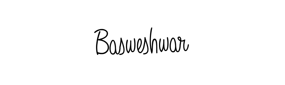 The best way (Angelique-Rose-font-FFP) to make a short signature is to pick only two or three words in your name. The name Basweshwar include a total of six letters. For converting this name. Basweshwar signature style 5 images and pictures png