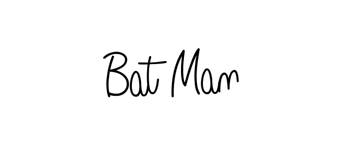 The best way (Angelique-Rose-font-FFP) to make a short signature is to pick only two or three words in your name. The name Bat Man include a total of six letters. For converting this name. Bat Man signature style 5 images and pictures png