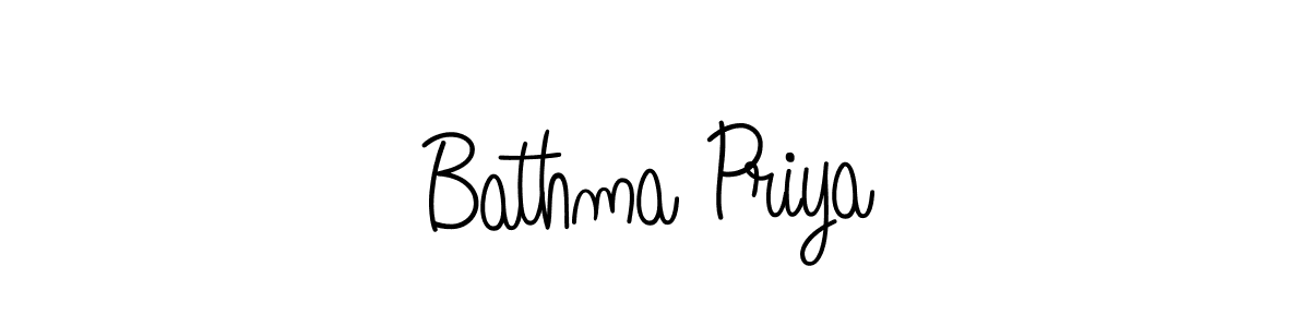 Make a beautiful signature design for name Bathma Priya. Use this online signature maker to create a handwritten signature for free. Bathma Priya signature style 5 images and pictures png