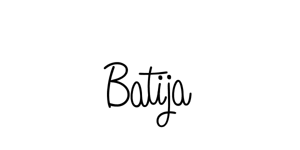 Make a short Batija signature style. Manage your documents anywhere anytime using Angelique-Rose-font-FFP. Create and add eSignatures, submit forms, share and send files easily. Batija signature style 5 images and pictures png