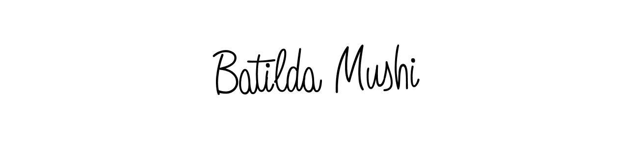 Make a short Batilda Mushi signature style. Manage your documents anywhere anytime using Angelique-Rose-font-FFP. Create and add eSignatures, submit forms, share and send files easily. Batilda Mushi signature style 5 images and pictures png